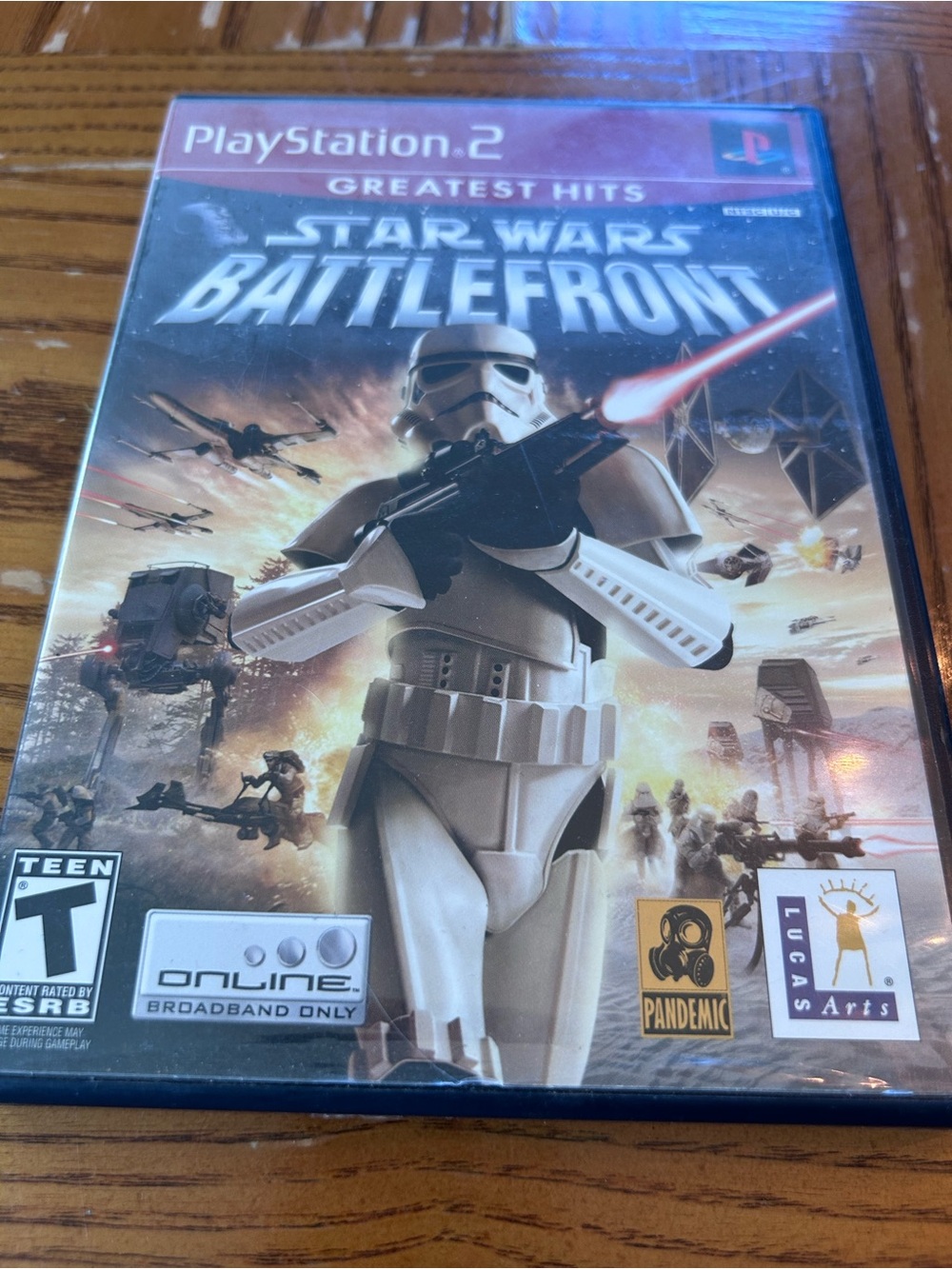 Sony PlayStation 2 PS2 Star Wars Battlefront Greatest Hits Video Game